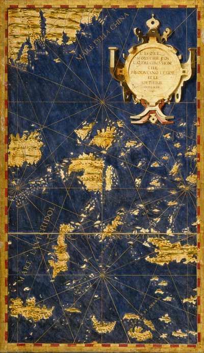 Isole Molucche e parte delle Filippine da Ignazio Danti